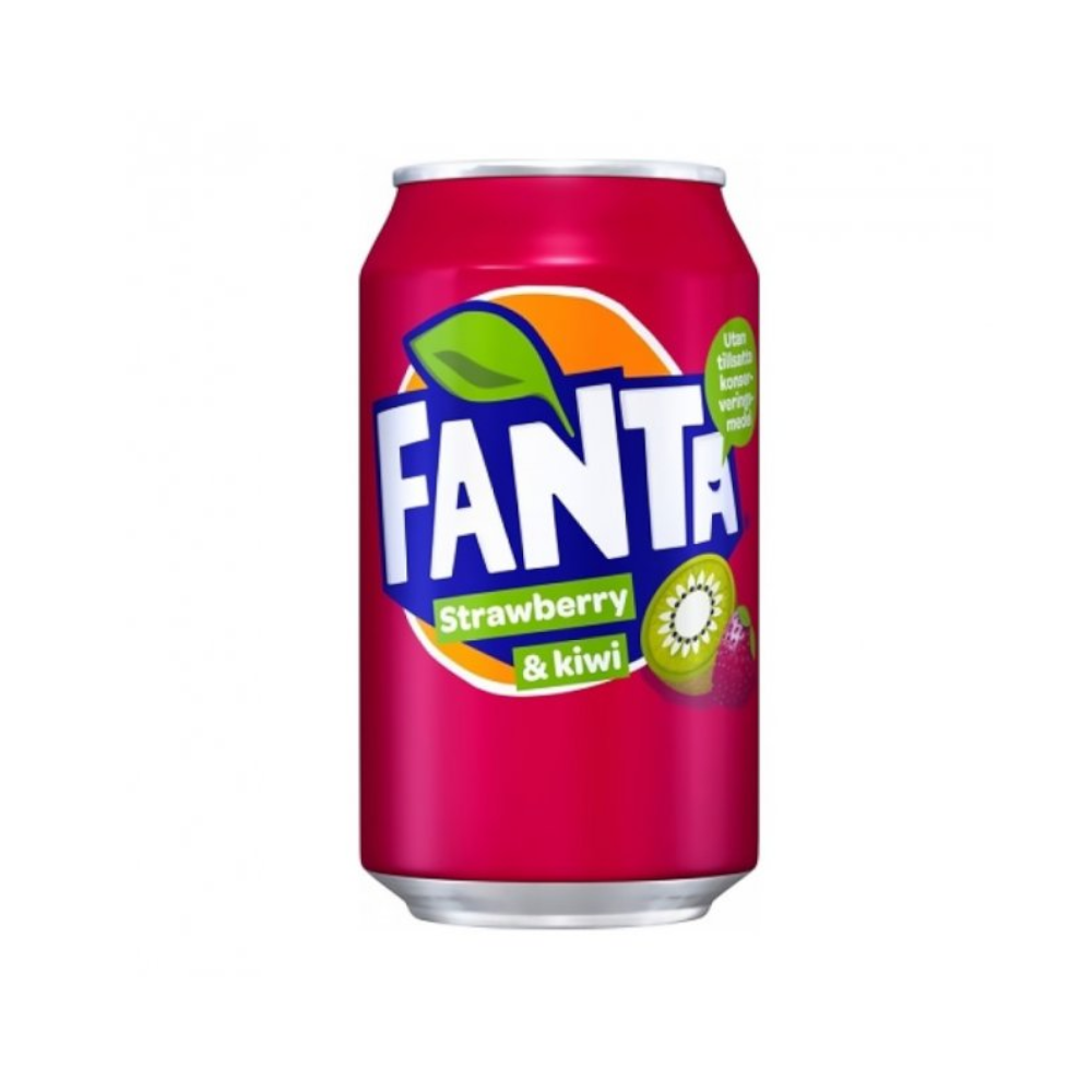 Напій Fanta Strawberry & Kiwi 330 ml
