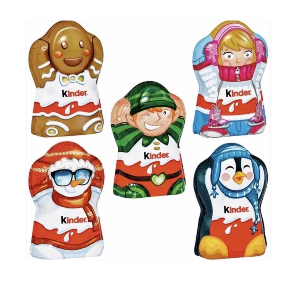Новорічні цукерки Фігурки Kinder 35 г