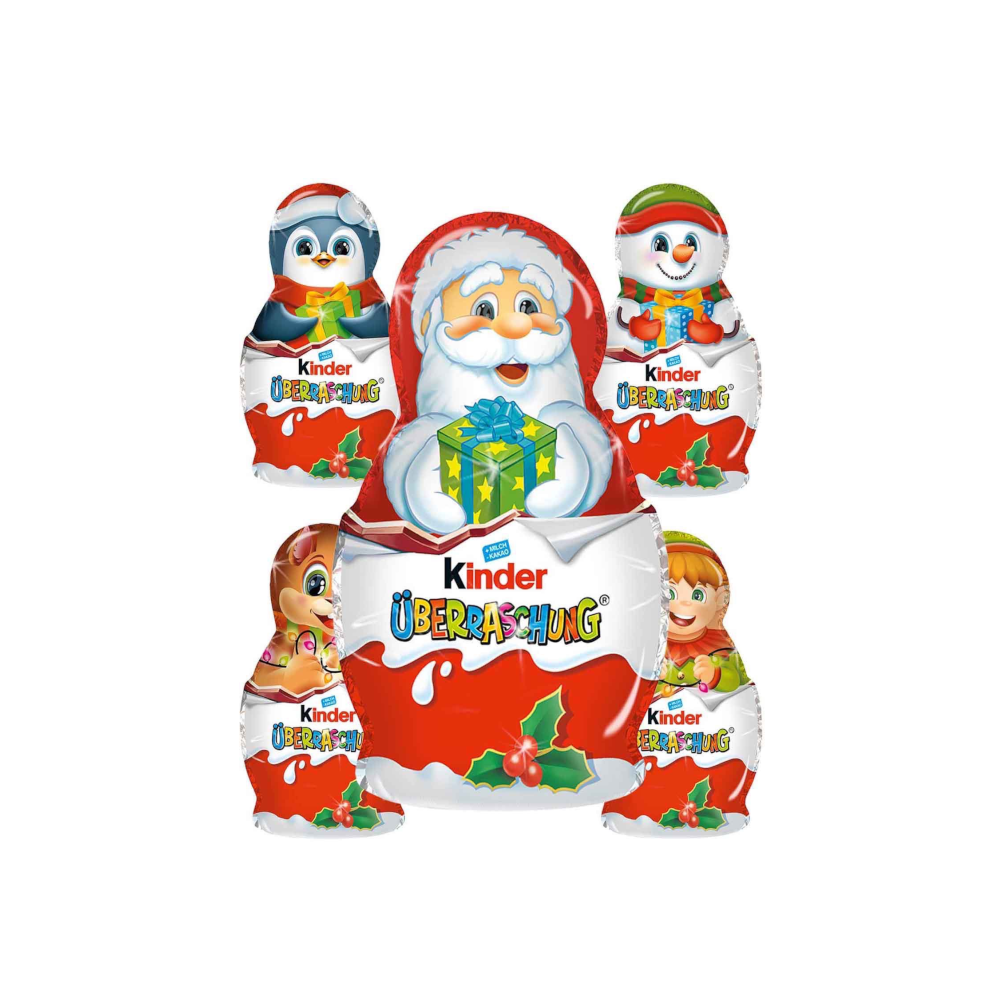Новорічні цукерки Kinder Surprise Julfigurer 36 г.