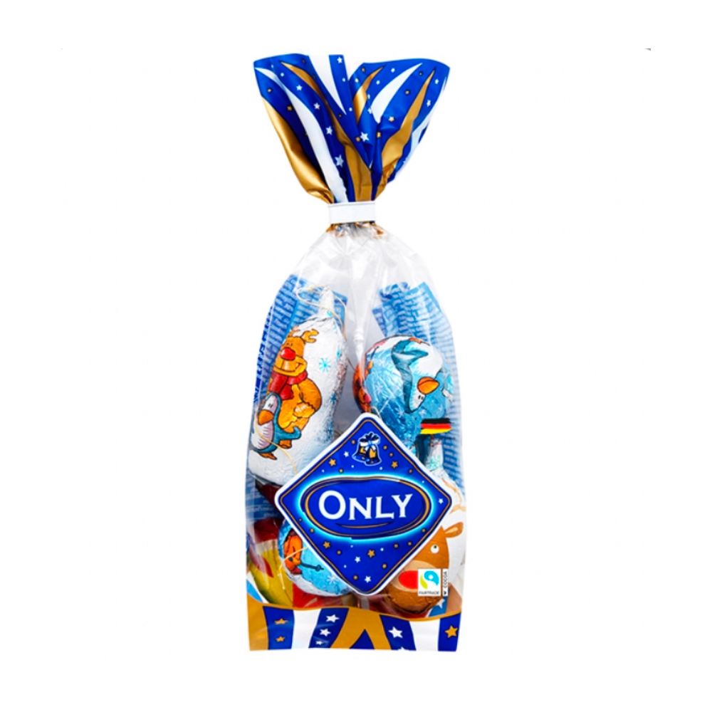 Шоколадний Новорічний Only святкові фігурки 100 г