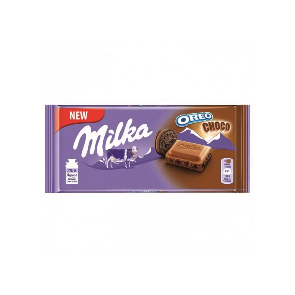 Шоколад Milka Milka Oreo Brownie 100 г
