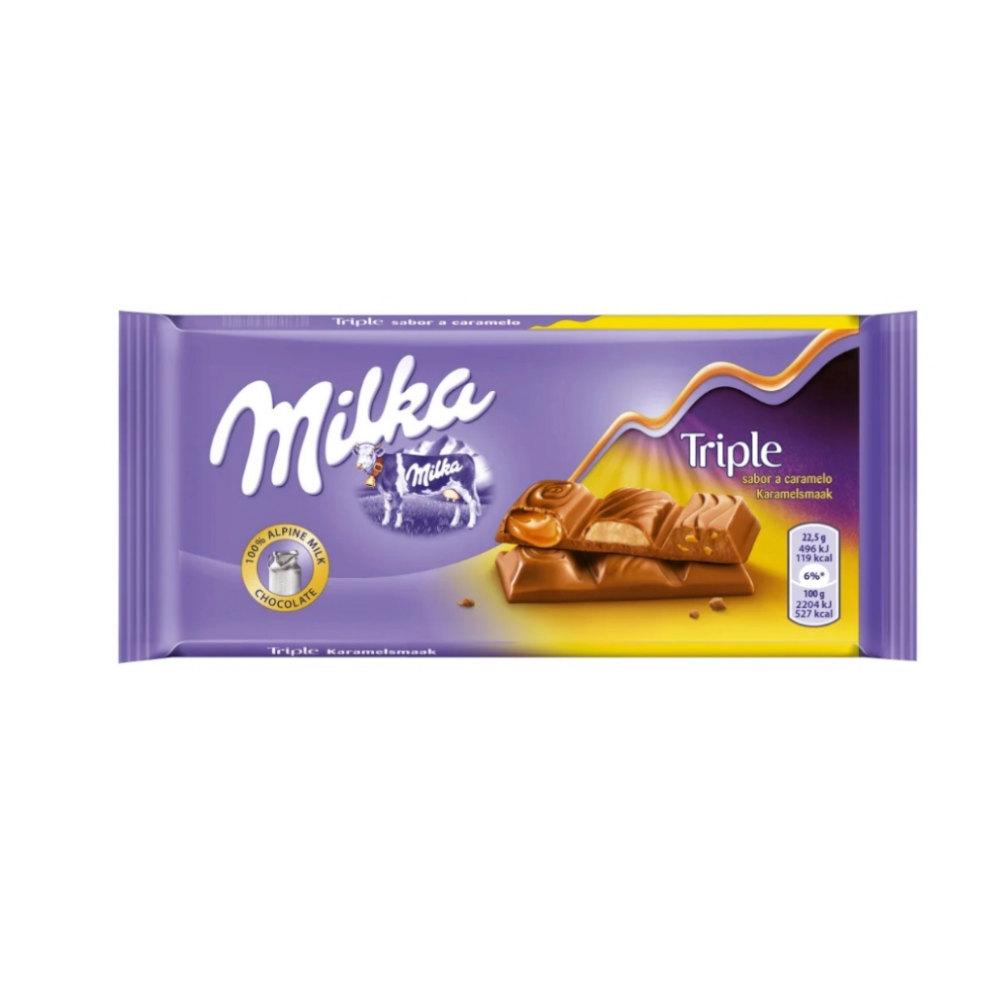 Шоколад Milka Triple Caramel 100 г